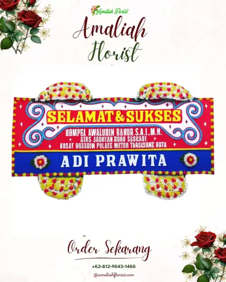 Papan Bunga Ucapan Selamat Gunung Sahari